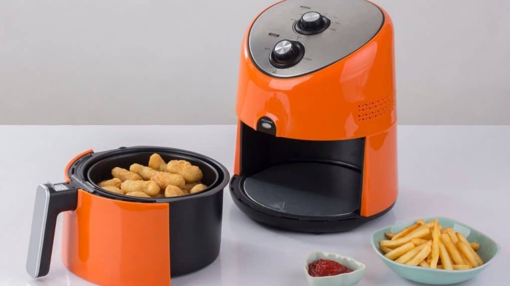 how to stack food in an air fryer